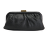 XS Cloud Clutch, &pound;260, Handbags, Black, Leather, Back view